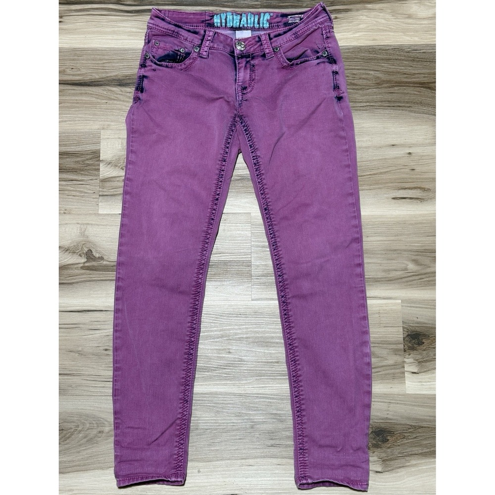 Hydraulic Chamerzy Original Jegging Girls Purple Skinny Jeans Slim 5/6